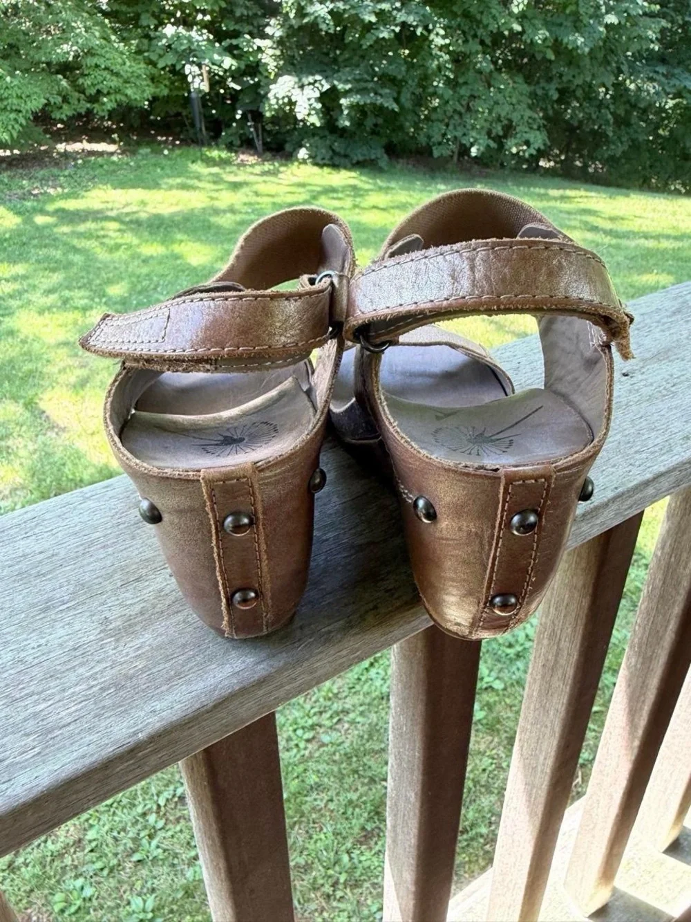 Women’s Tan Wedge Sandals - Comfortable Strappy Summer Wedges